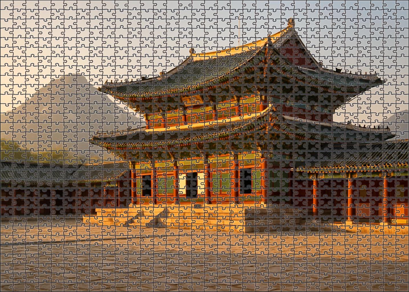 Gyeongbokgung Palace Located In Seoul South Korea Identified By 6810 As A Symbol Of Korean Royal Heritage 20 Piece Puzzle