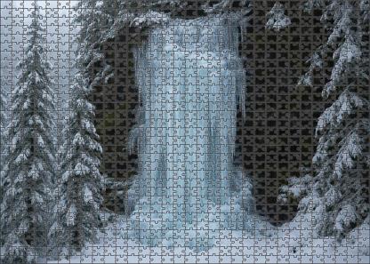 Winters Crystal Veil Custom Jigsaw Puzzle