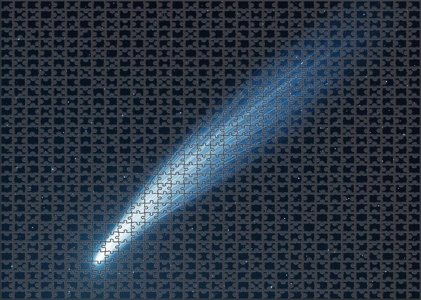 Icy Cometary Tail Puzzle For Adults