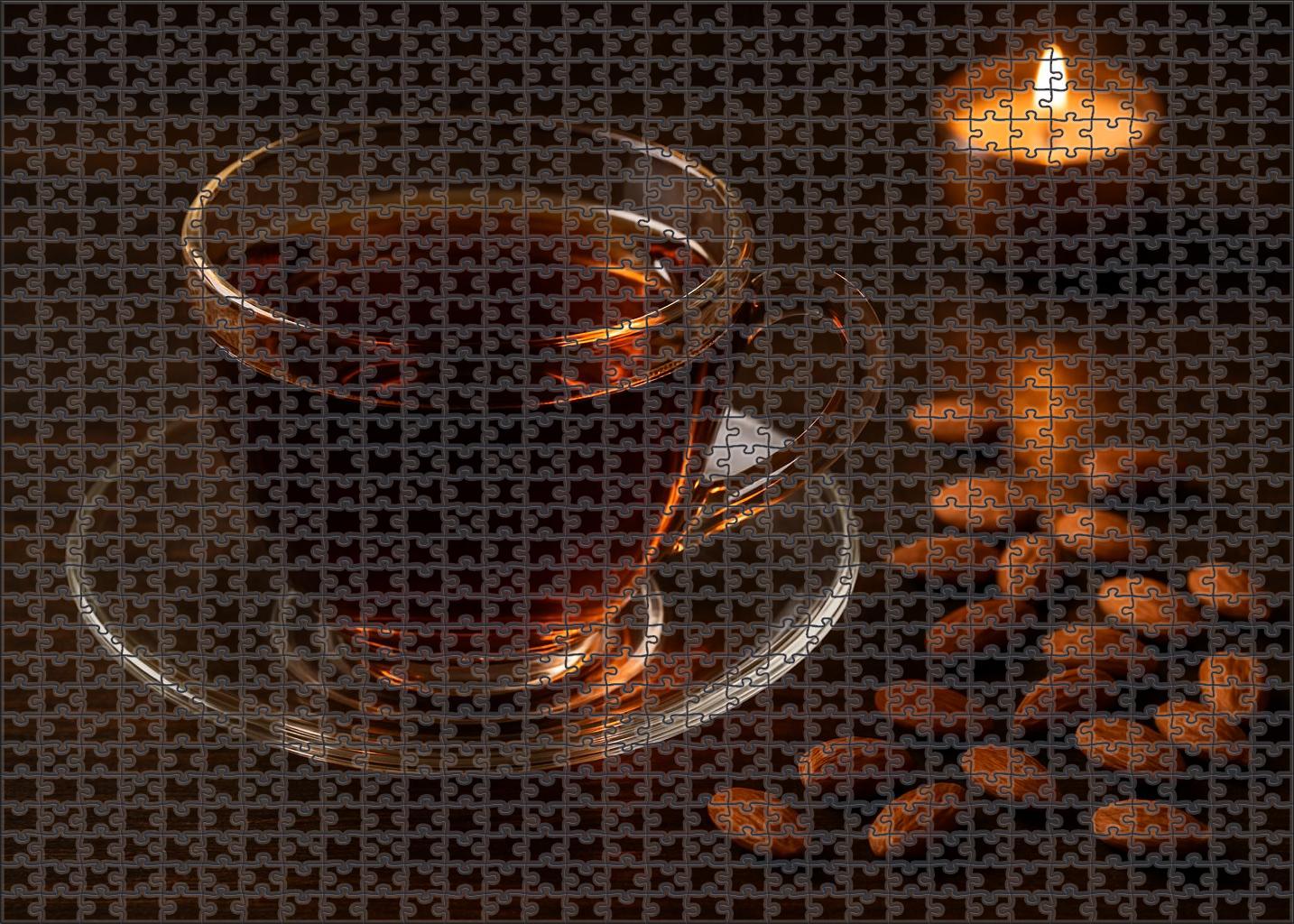 Midnight Caramel Black Tea 500 Piece Puzzle