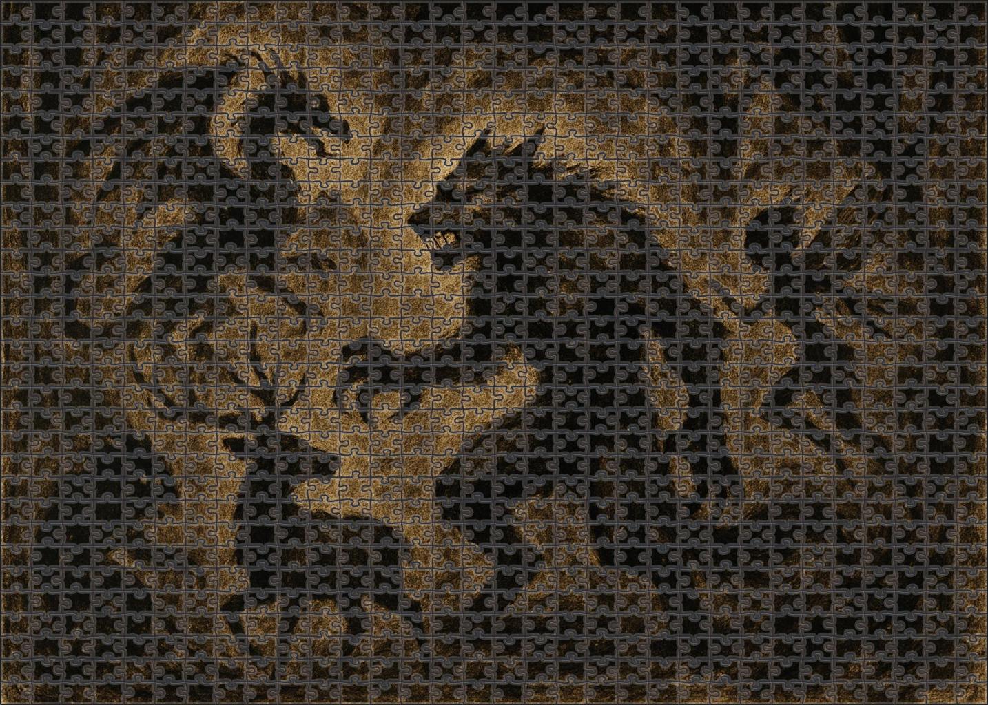 Mythical Forest Creatures Charcoal Sketch With Expressive Gestures Challenging Puzzles