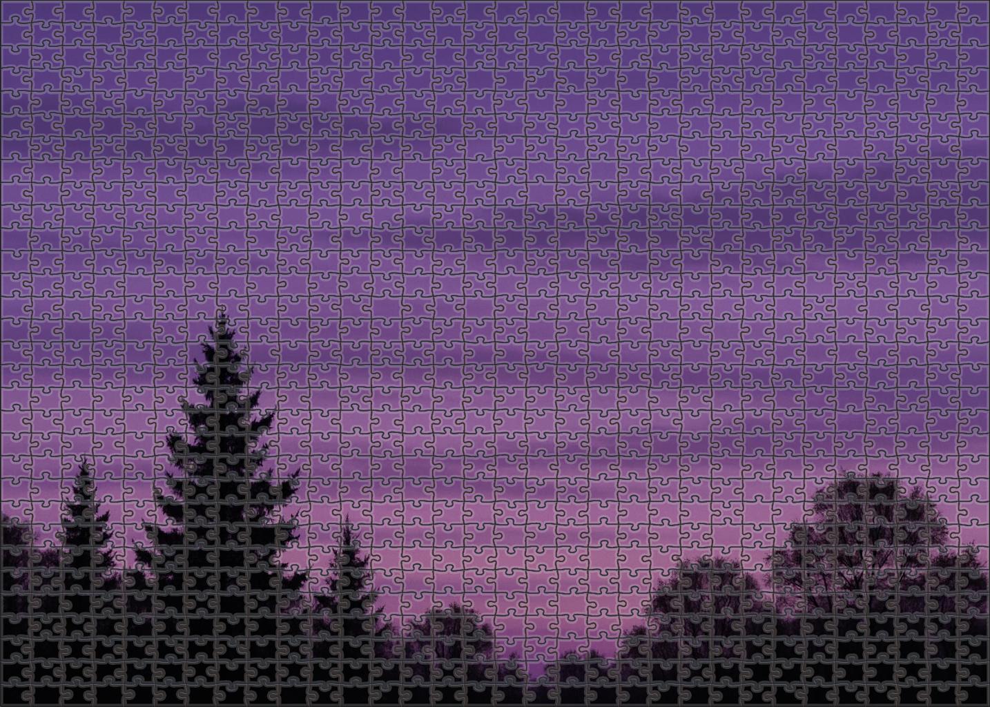 Dusky Violet Veil Family Puzzles