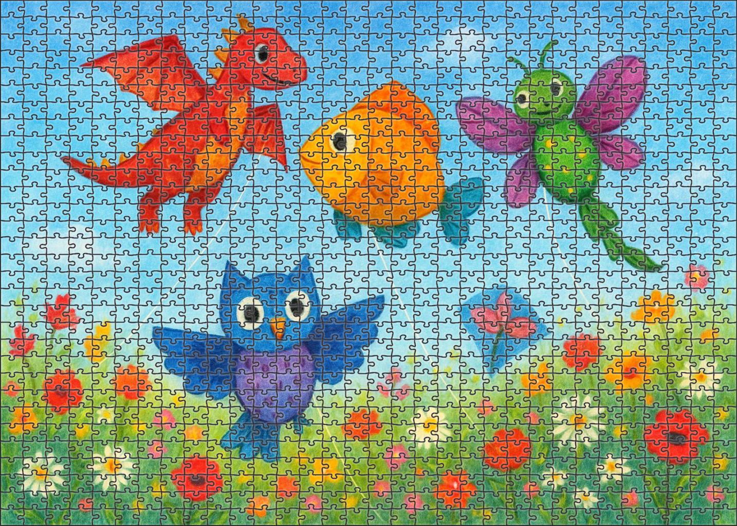 Breezy Kite Garden Festival Challenging Puzzles