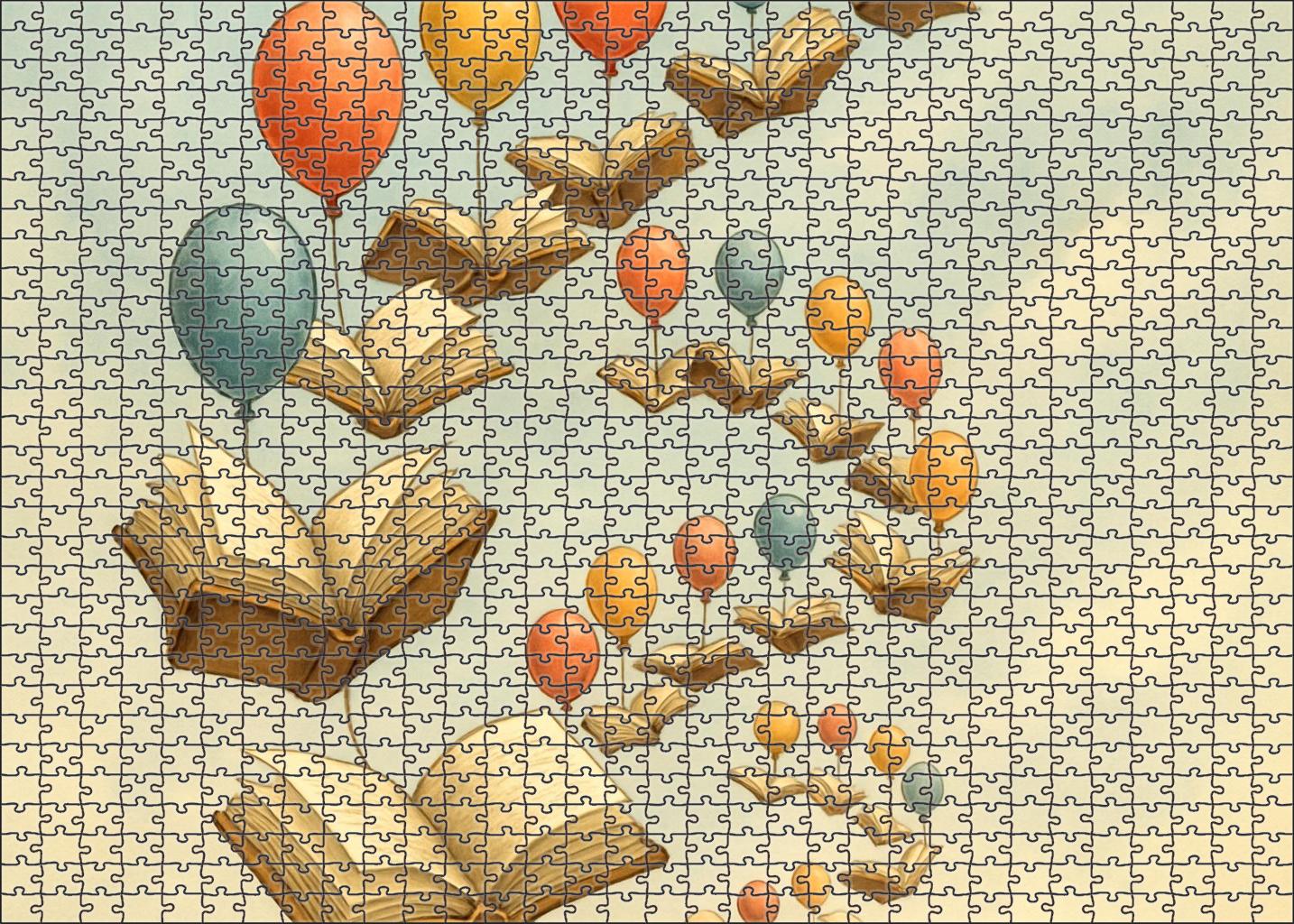 The Great Library Balloon Lift Easy Puzzles