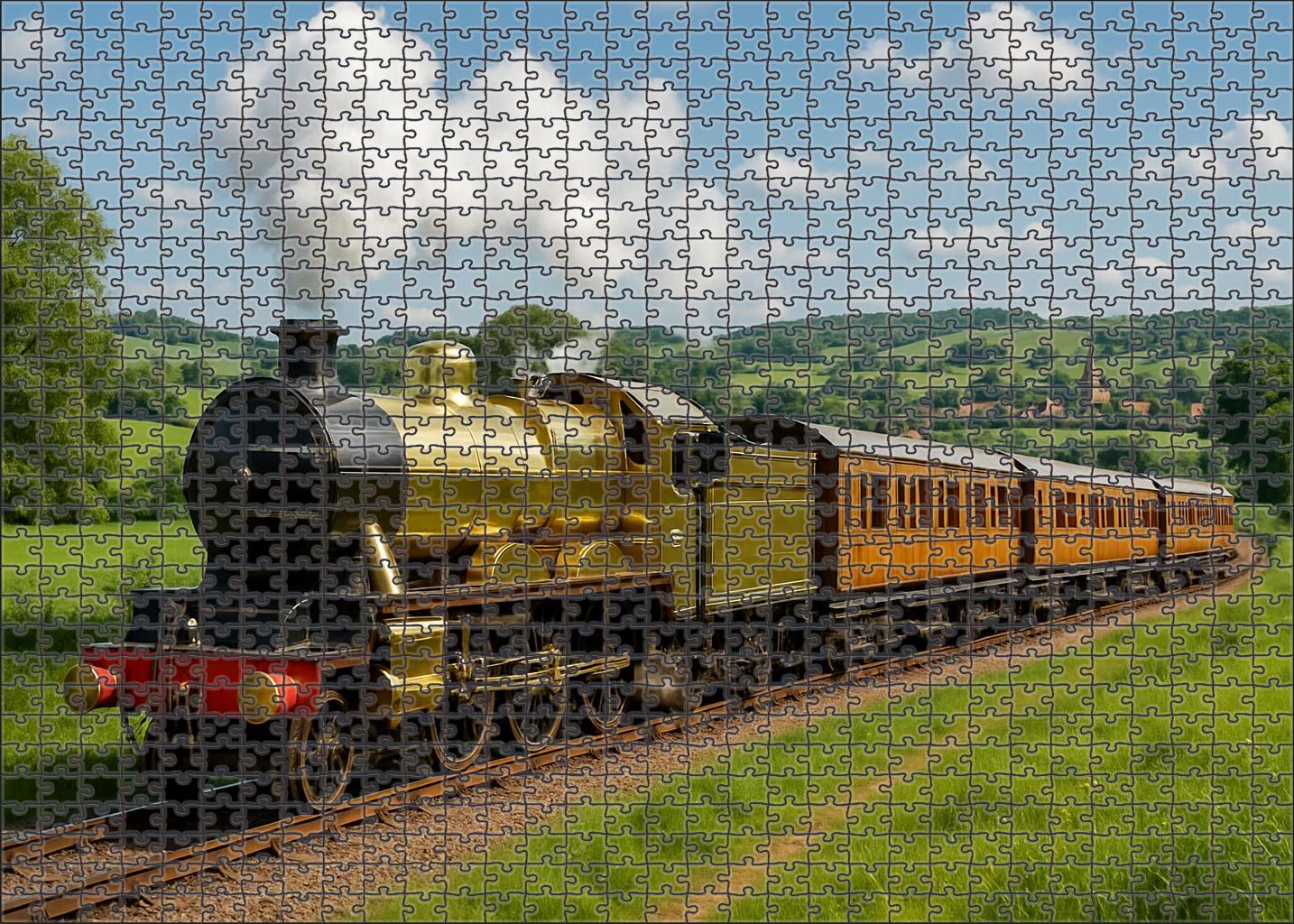 Brass Heritage Steam Liner 20 Piece Puzzle