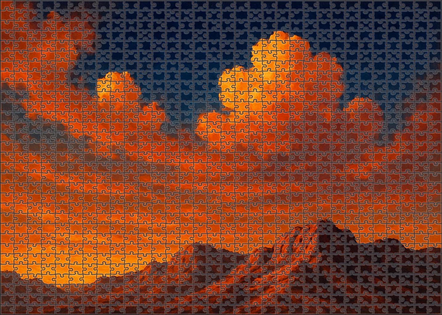 Copper Sky Ridge 100 Piece Puzzle