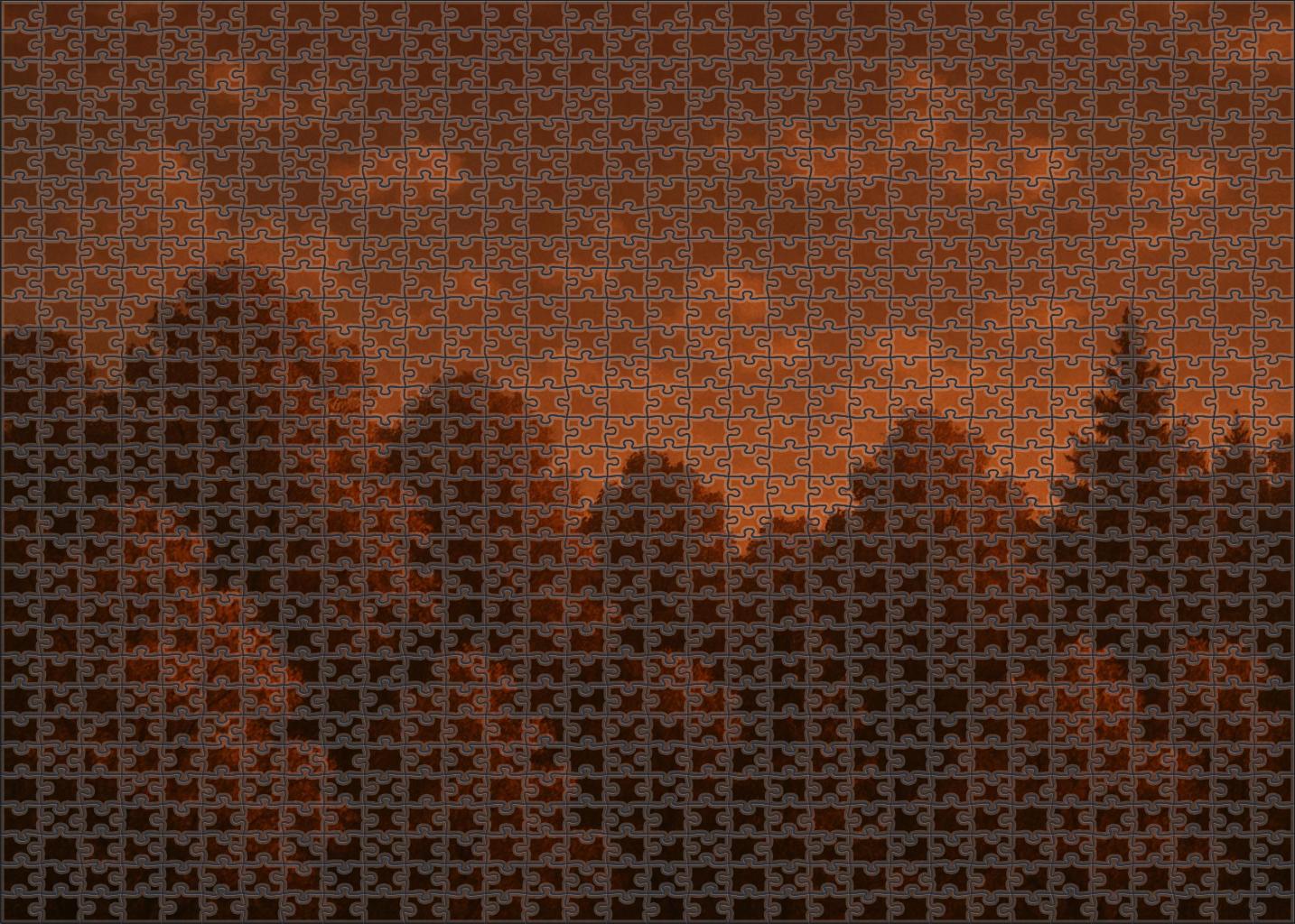 Copper Twilight Canopy Challenging Puzzles