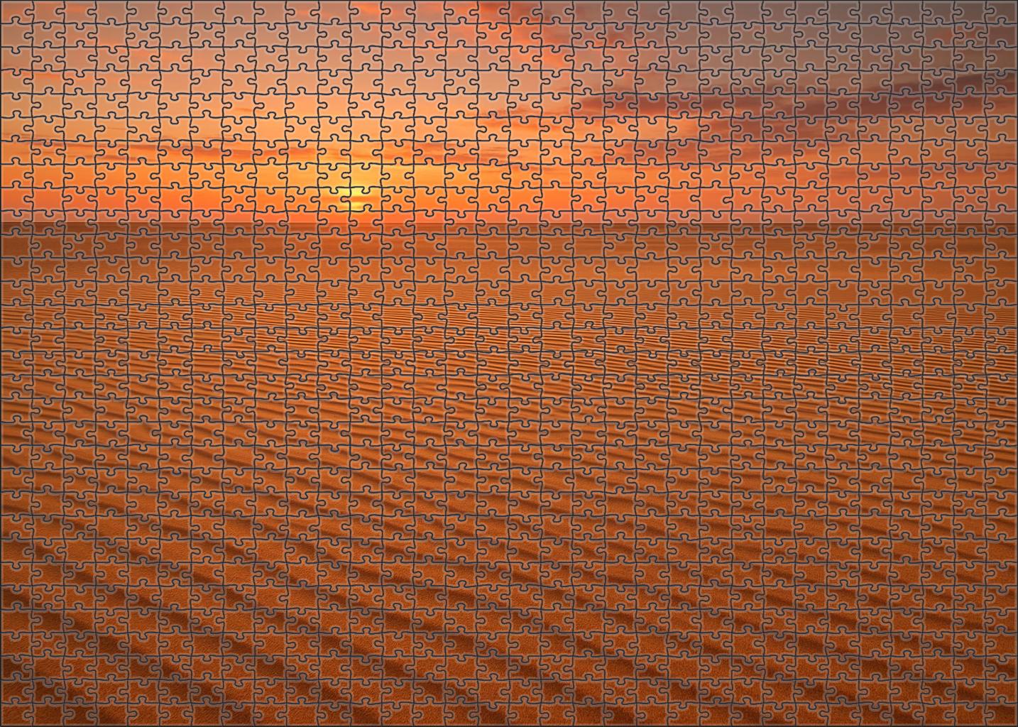 Dusky Ripple Plains Unique Puzzle Design