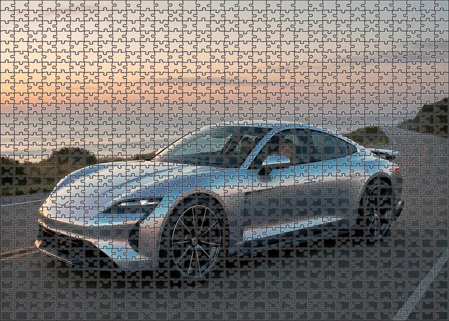 Aquila Phantom All-electric Hyper Gt With Carbon Fiber Monocoque Mini Puzzle
