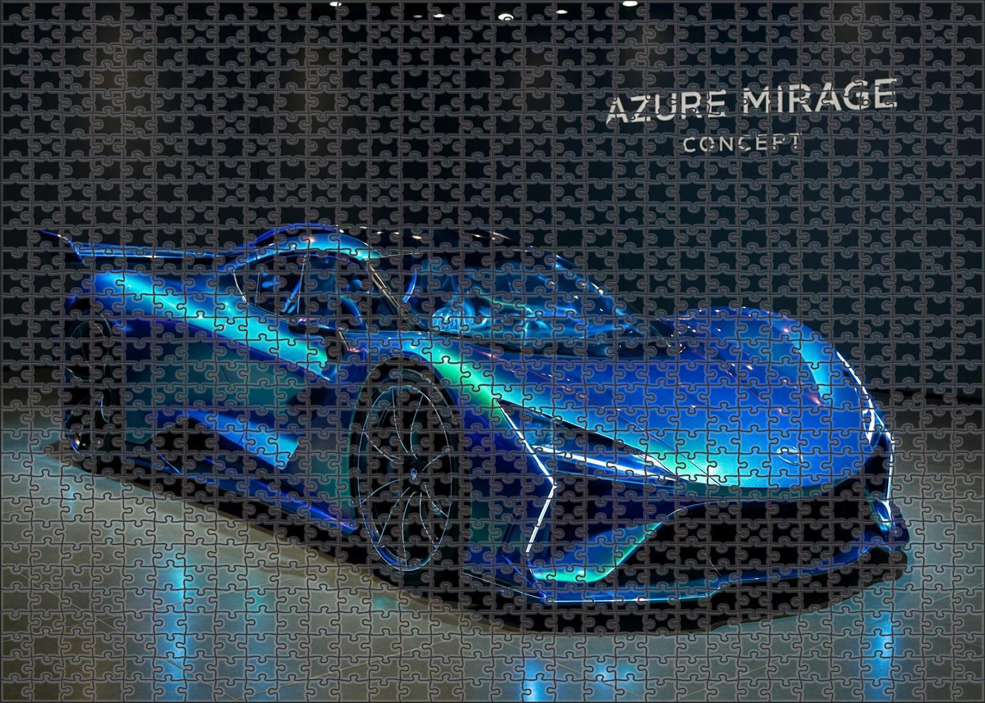 Azure Mirage Concept Next-gen Hydrogen Hypercar Puzzle For Kids