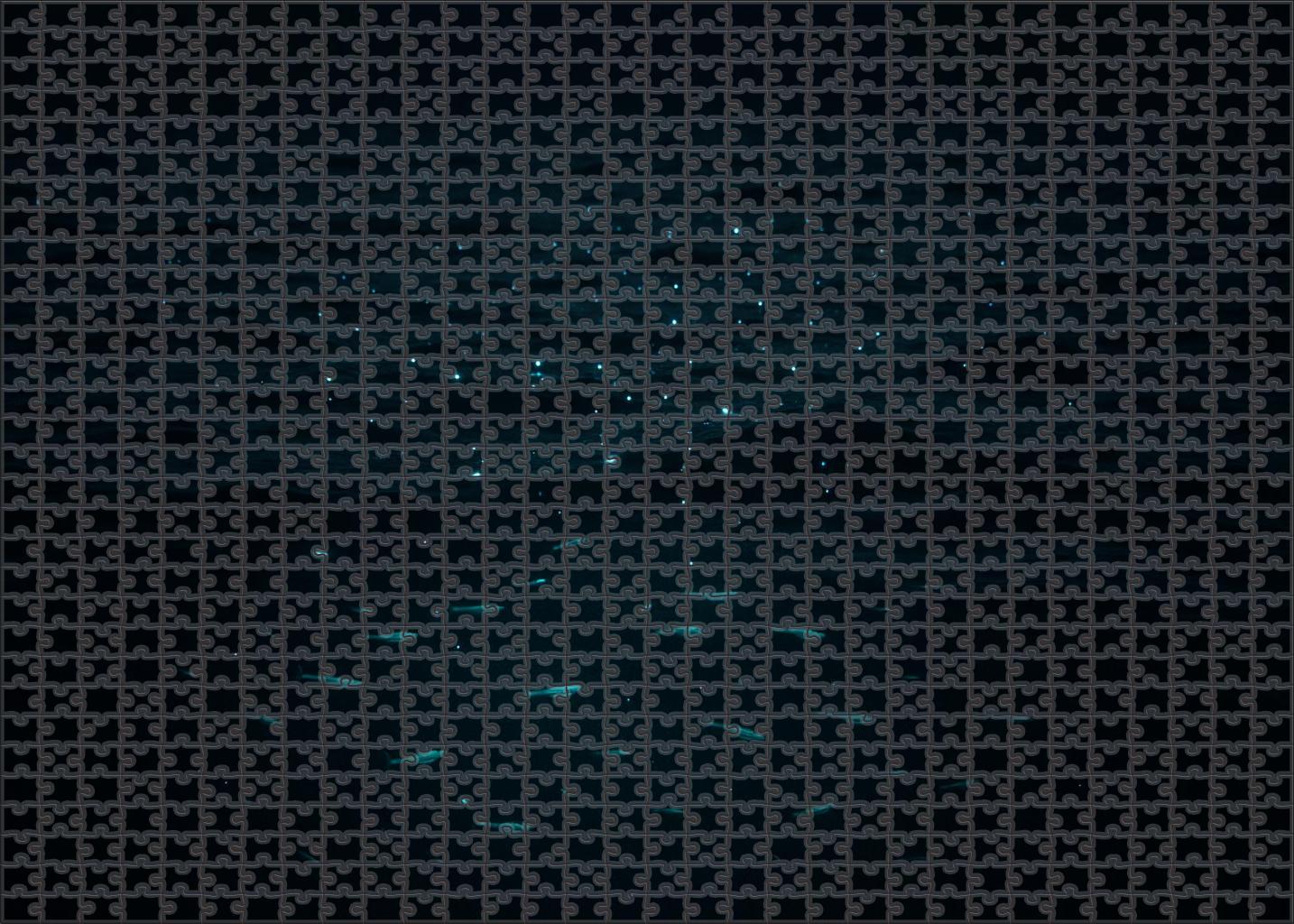 Moonlit Open Ocean Drift 100 Piece Puzzle