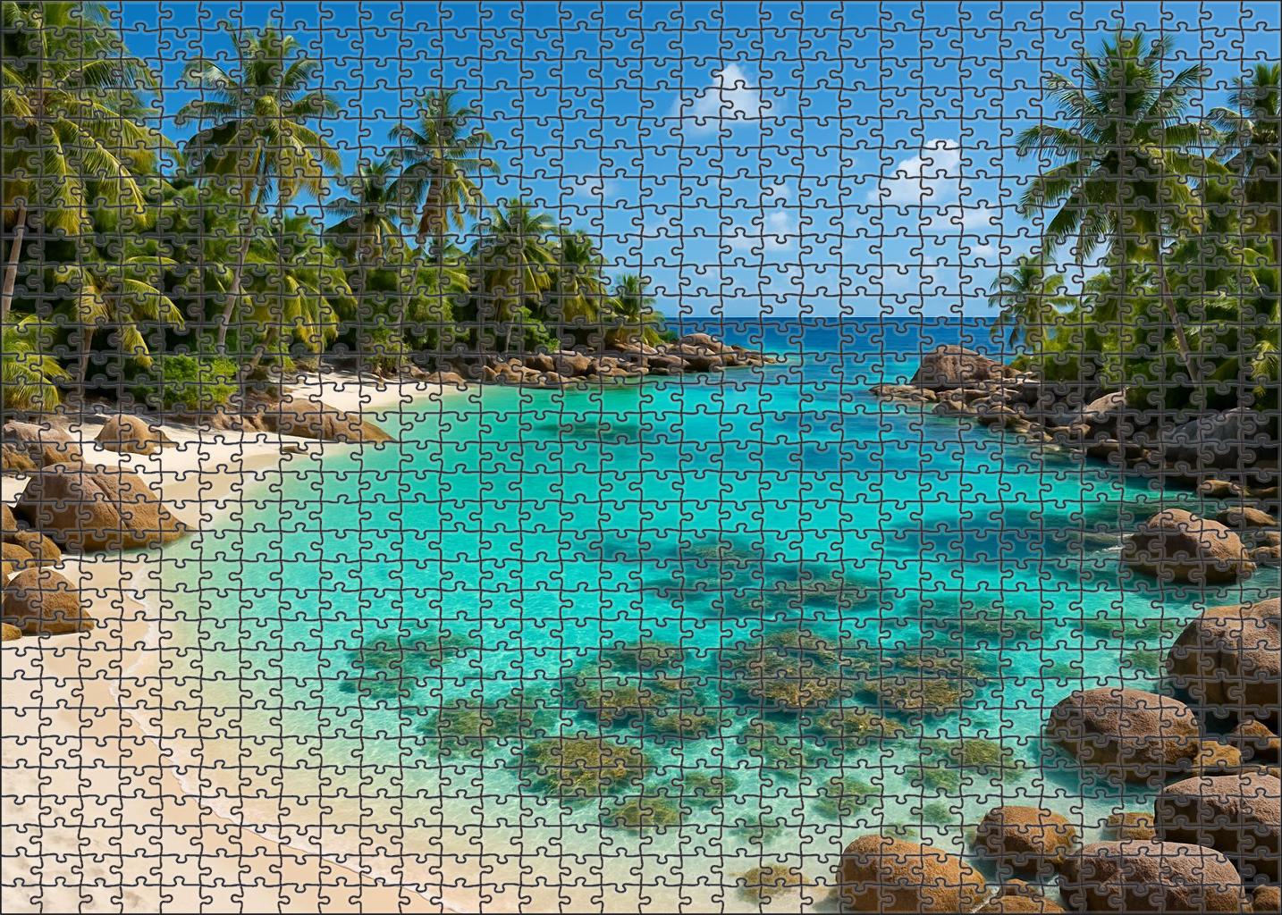 Turquoise Lagoon Adventure 100 Piece Puzzle