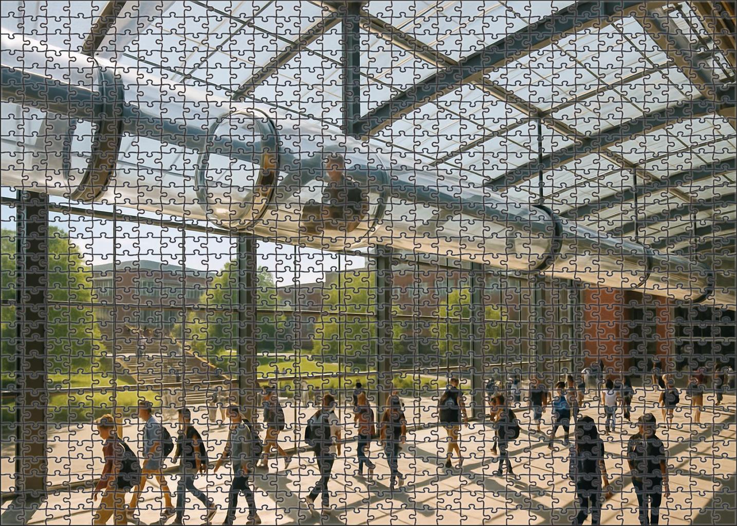 Pneumatic Personal Rapid Transit Pod Puzzle For Adults