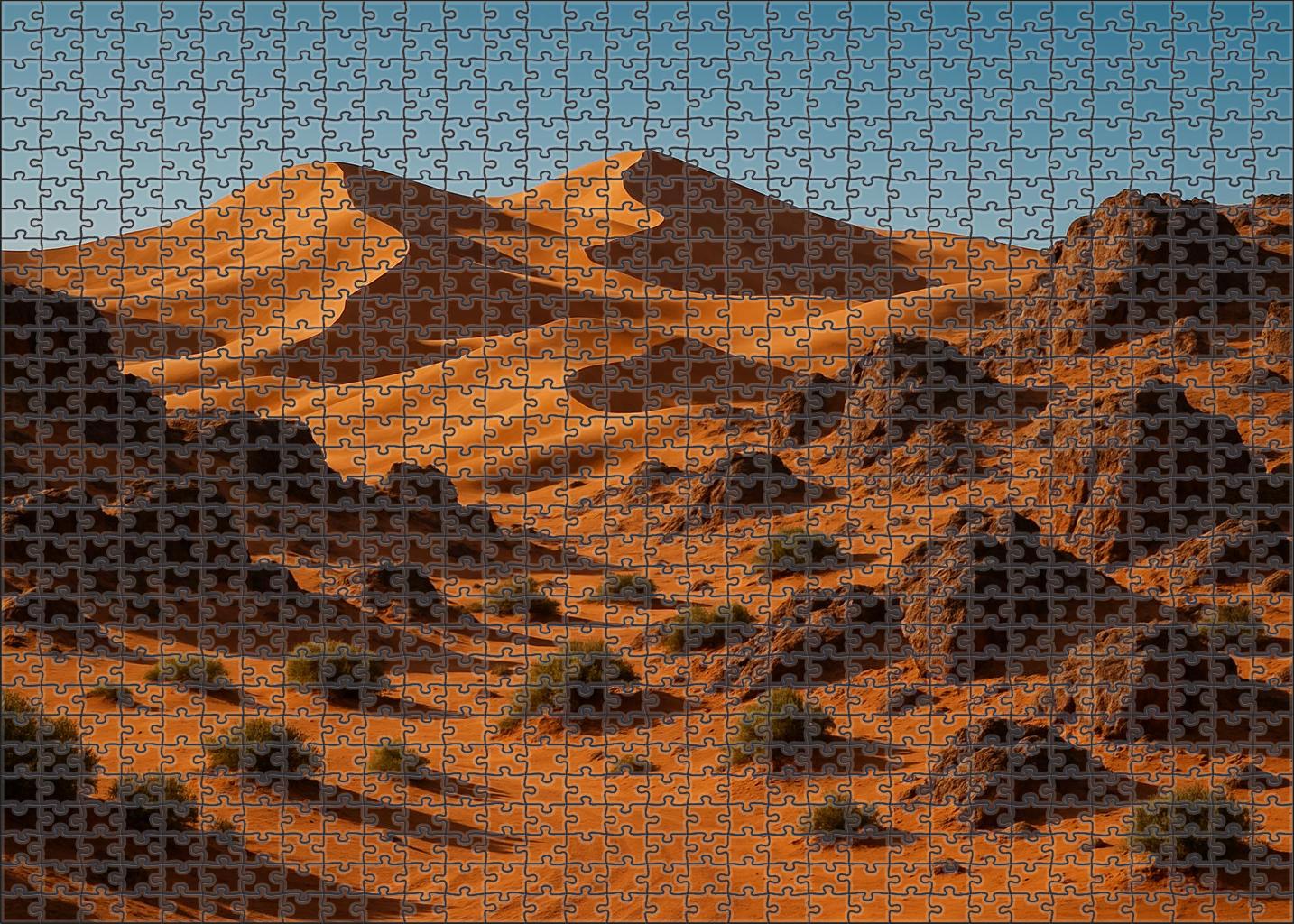 Amber Desert Expanse Puzzle For Kids