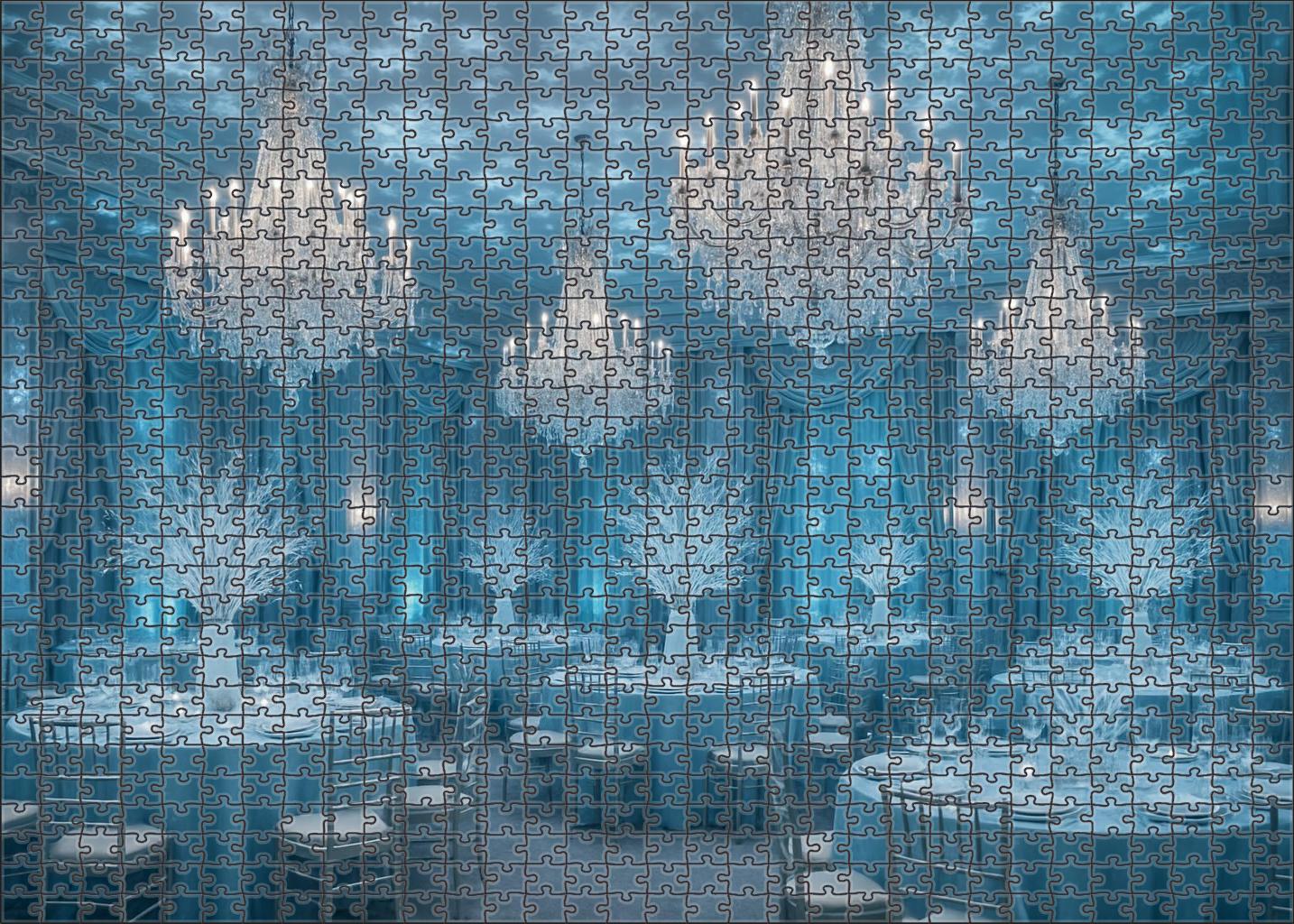 Icy Crystal Ballroom 200 Piece Puzzle