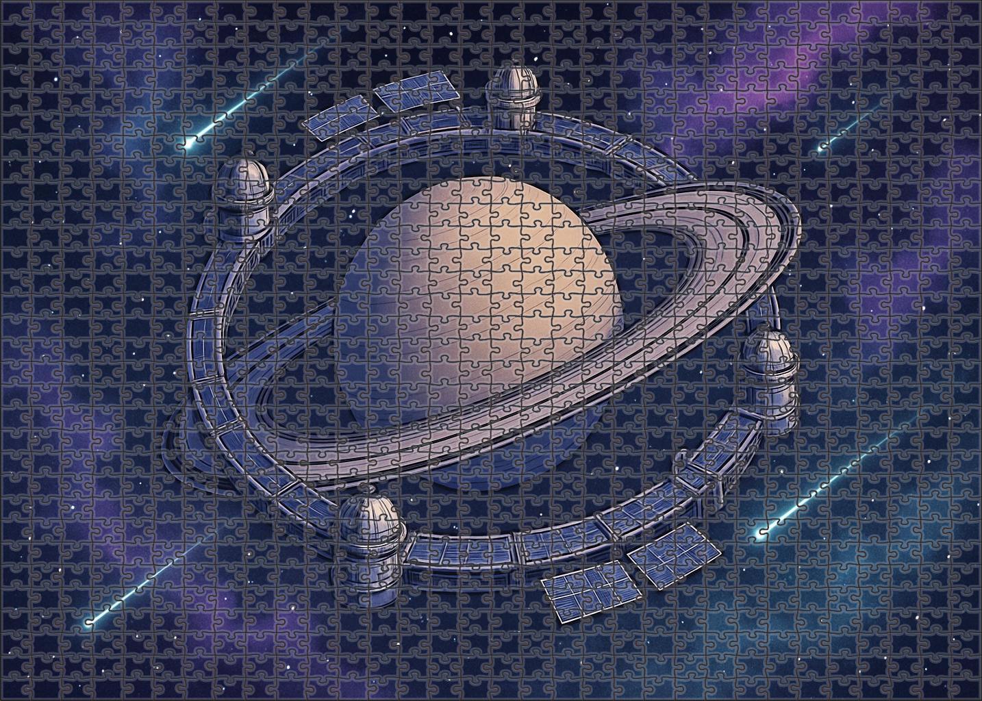 Orbital Observatory Reef 500 Piece Puzzle