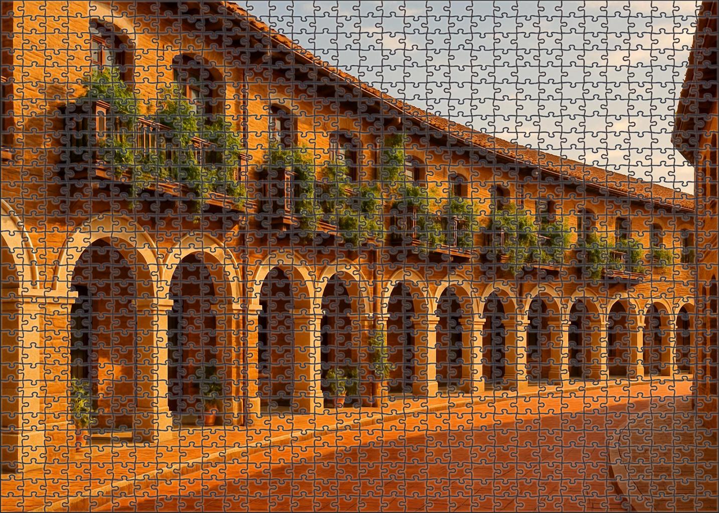 Amber Brick Crescent 100 Piece Puzzle