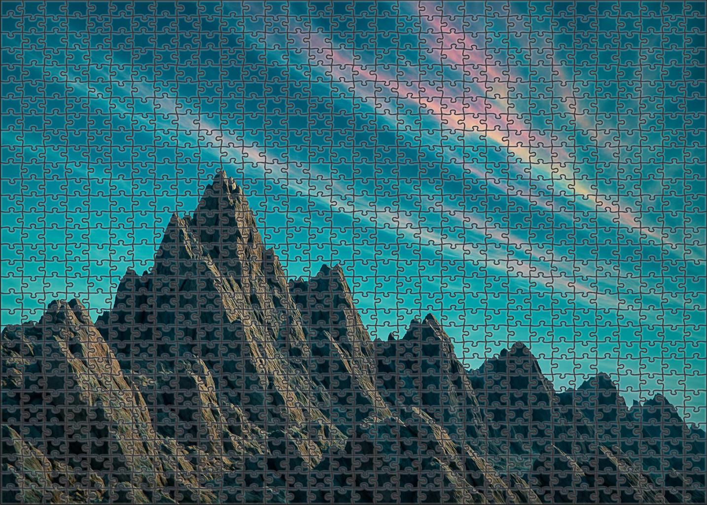 Sapphire Edge Glow Puzzle For Kids