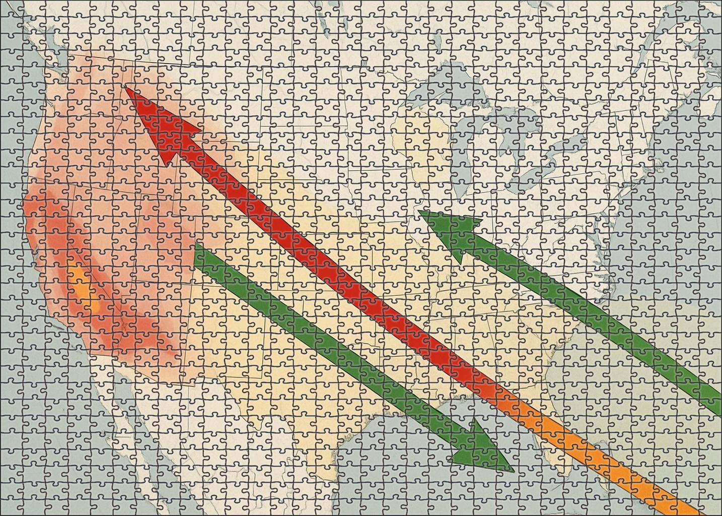 Tectonic Plate Boundary Diagram Mini Puzzle