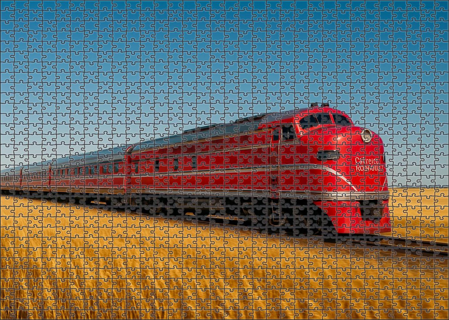 Crimson Horizon Express Easy Puzzles