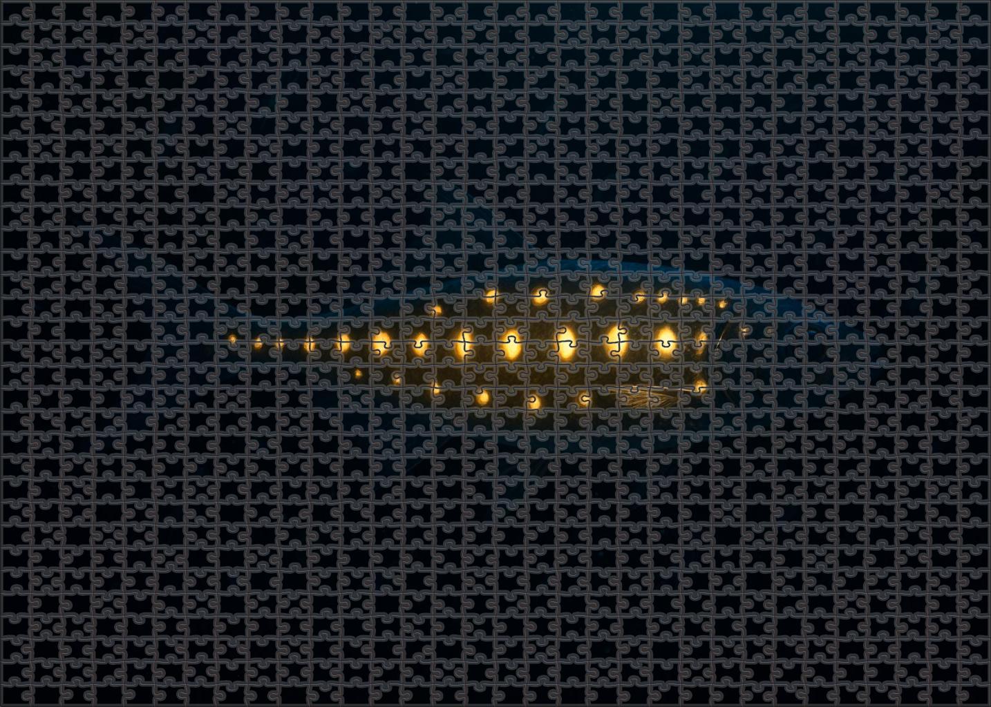 Golden Lanternfish Deep-water Dweller With Bioluminescent Patterns Mini Puzzle