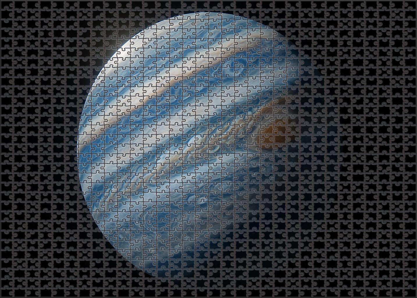 Azure Cyclone Bands Puzzle Collection