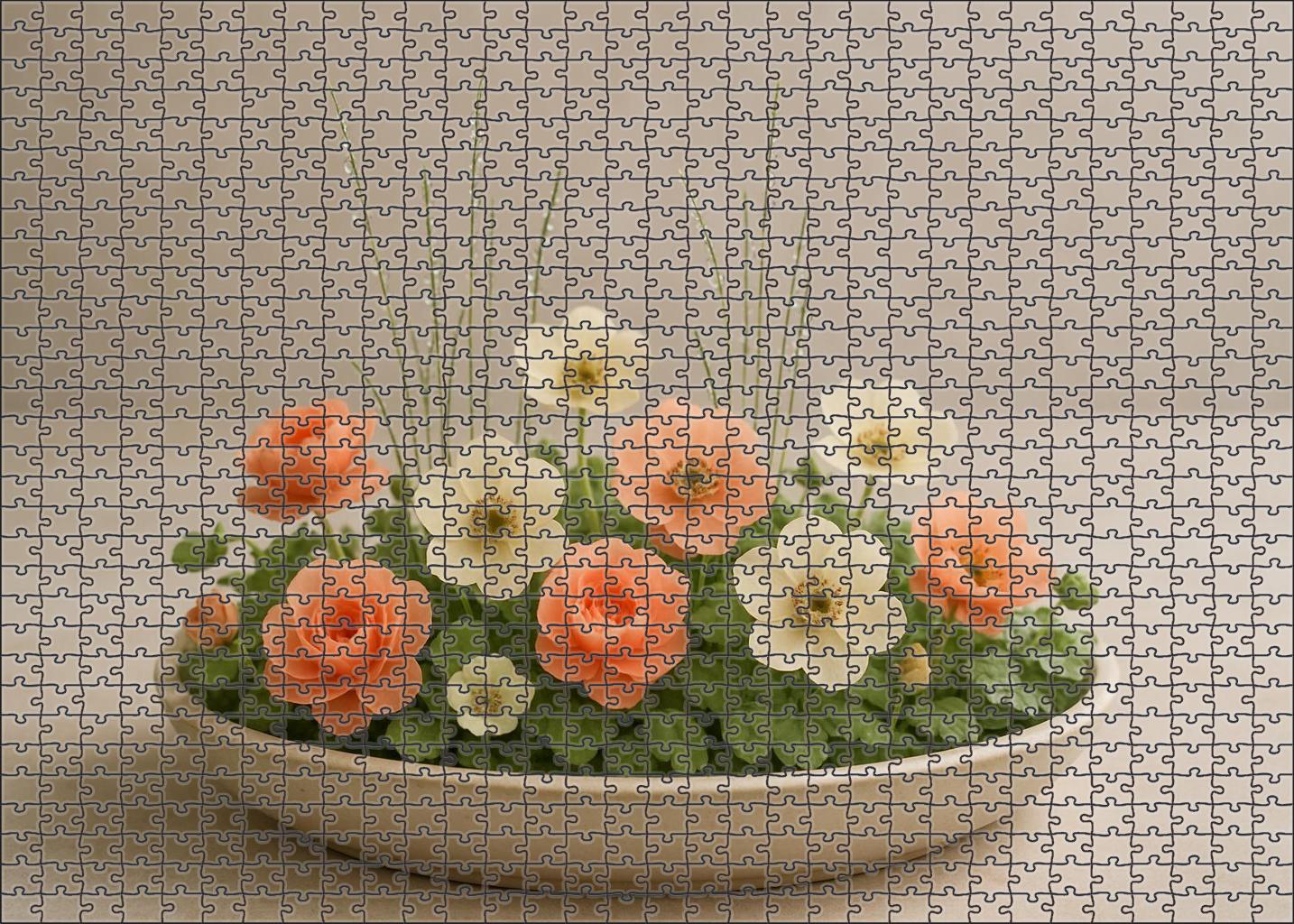 Sunset Serenade Table Garden 200 Piece Puzzle