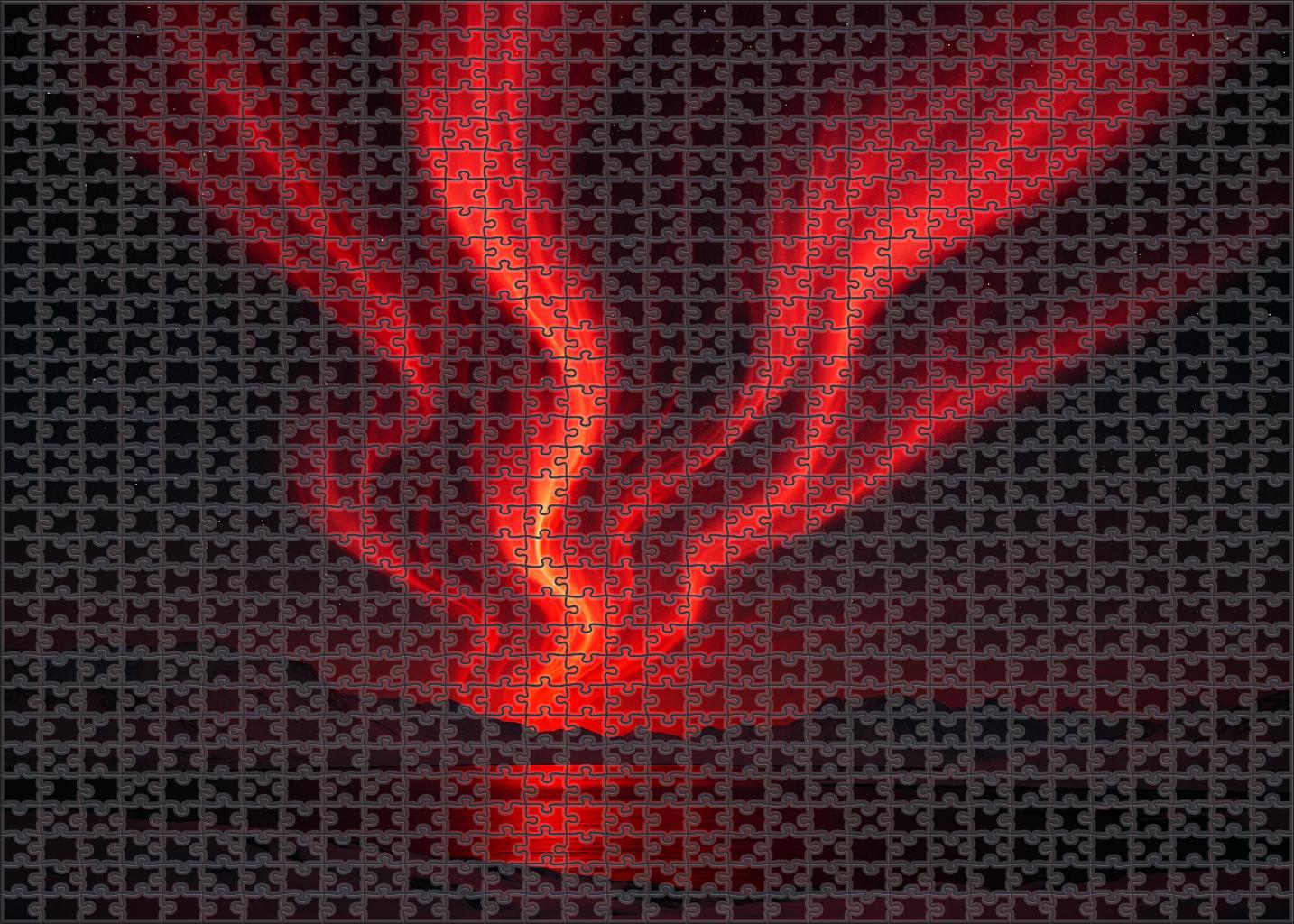 Crimson Ion Storm 200 Piece Puzzle