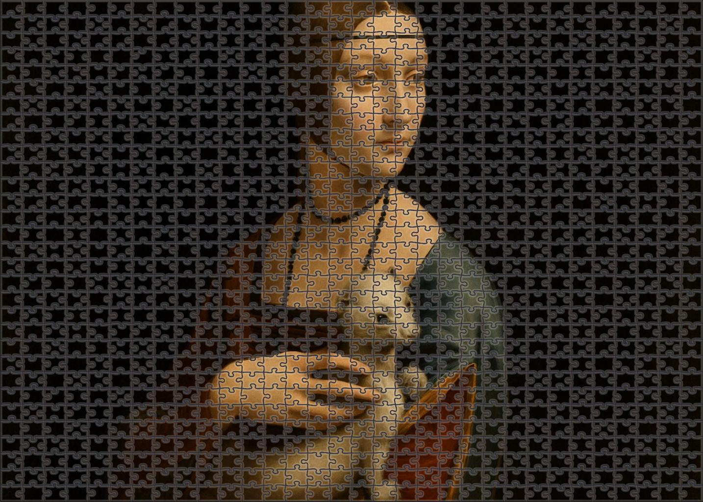 Lady With An Ermine Puzzle For Kids