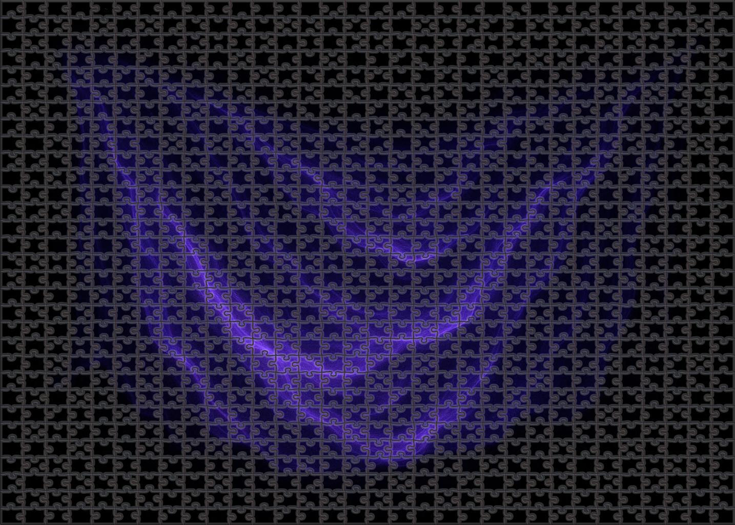 Violet Plasma Curtain 100 Piece Puzzle