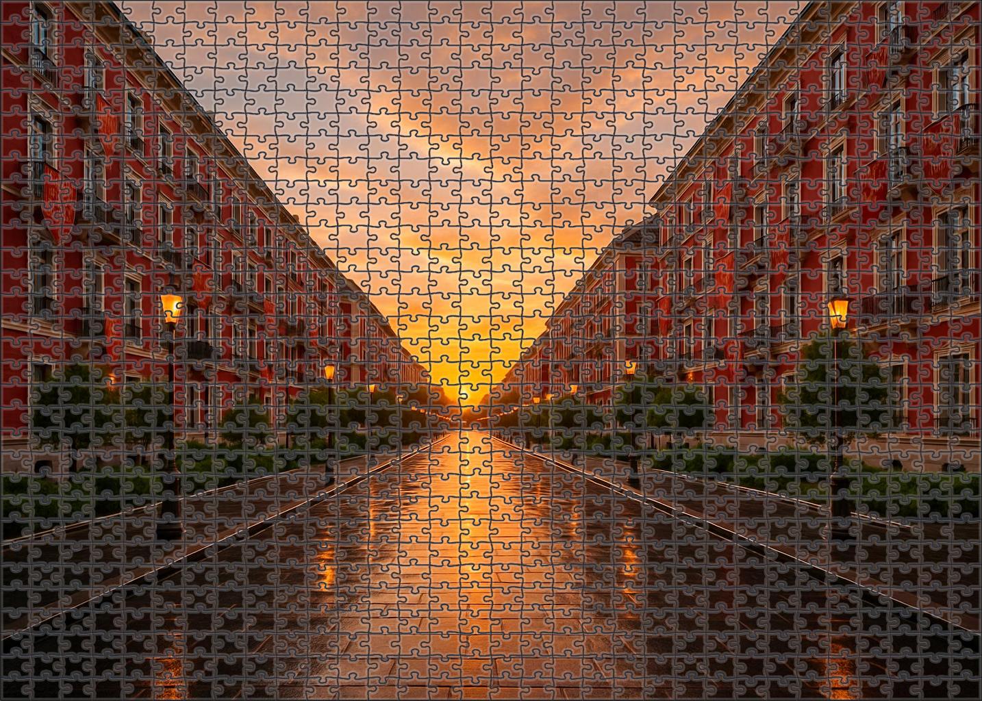 Crimson Boulevard 300 Piece Puzzle