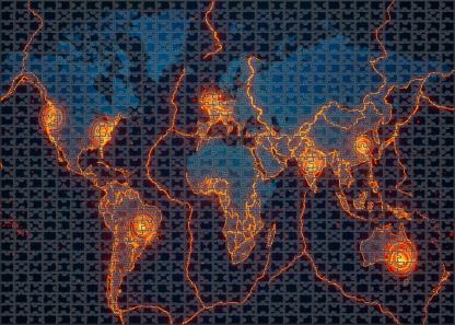 Tectonic Activity Layer Map Puzzle For Kids