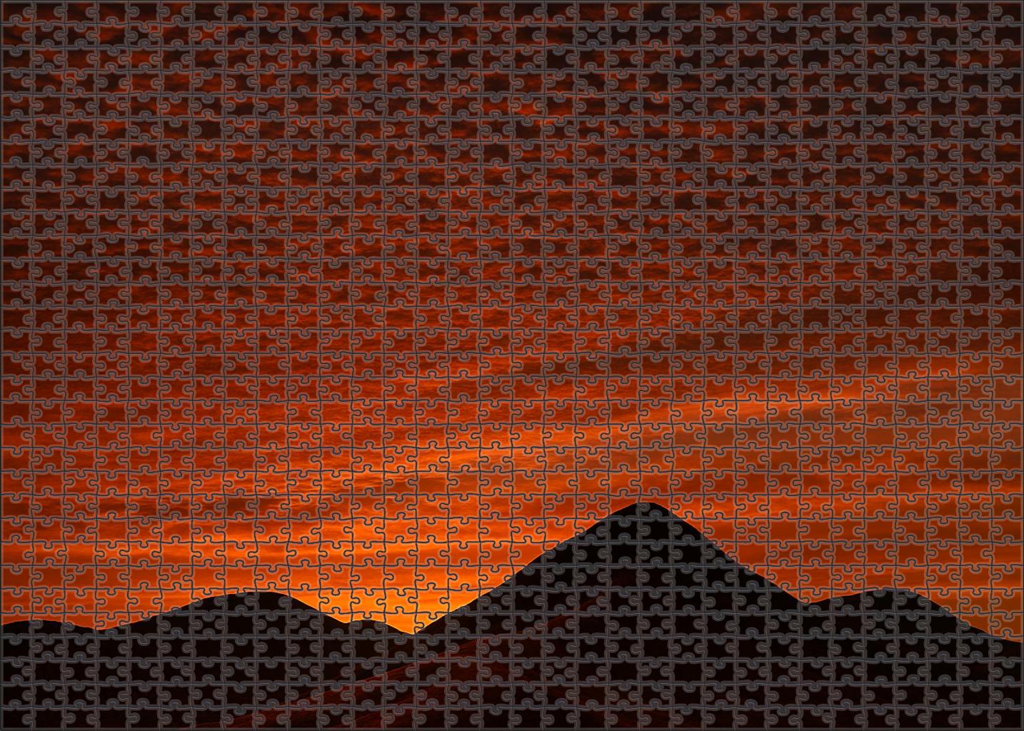 Copper Silhouette Range Puzzle Collection