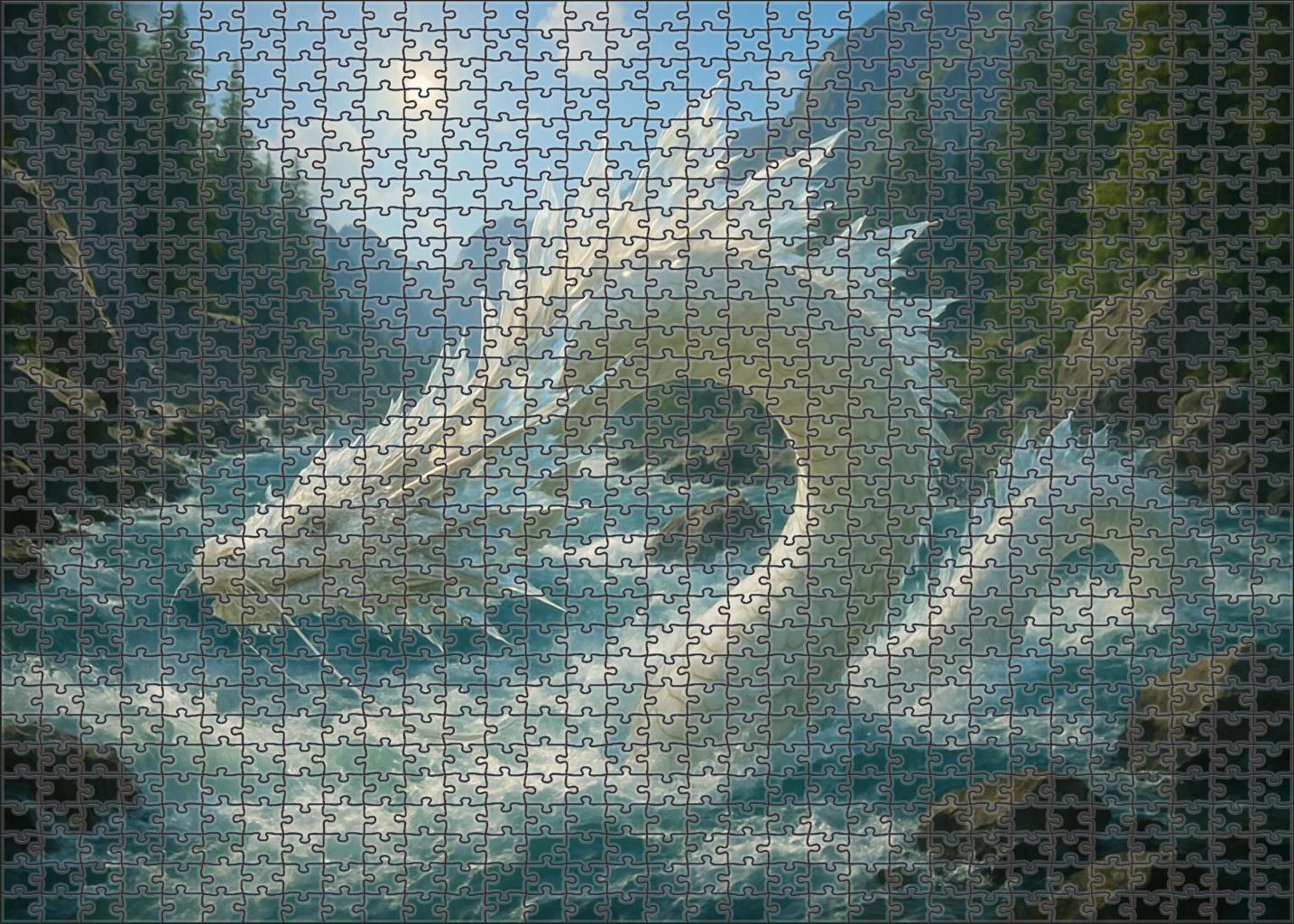 Ivory Riftborn Leviathan Mountainous Sea Colossus With Crystalline Fins Challenging Puzzles