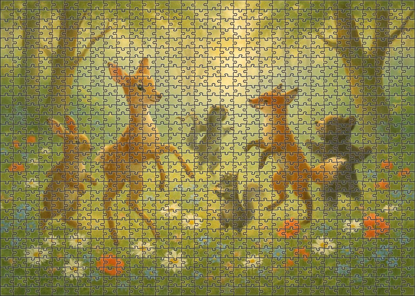 The Woodland Dance 100 Piece Puzzle