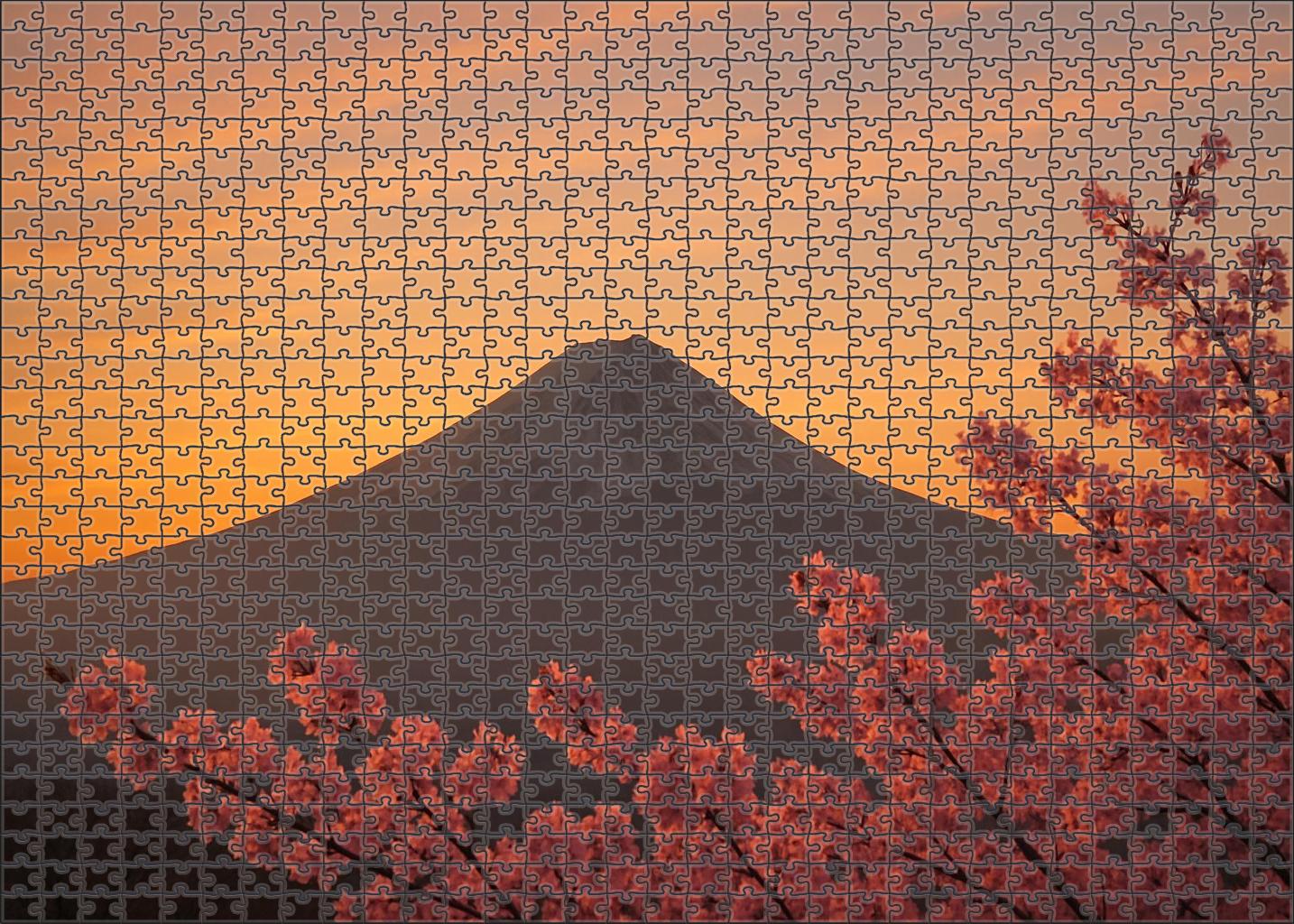 Mount Fuji Towering Above Shizuoka Japan Recognized By 7912 Of Global Visitors As A Sacred Volcanic Peak And Cultural Symbol Easy Puzzles