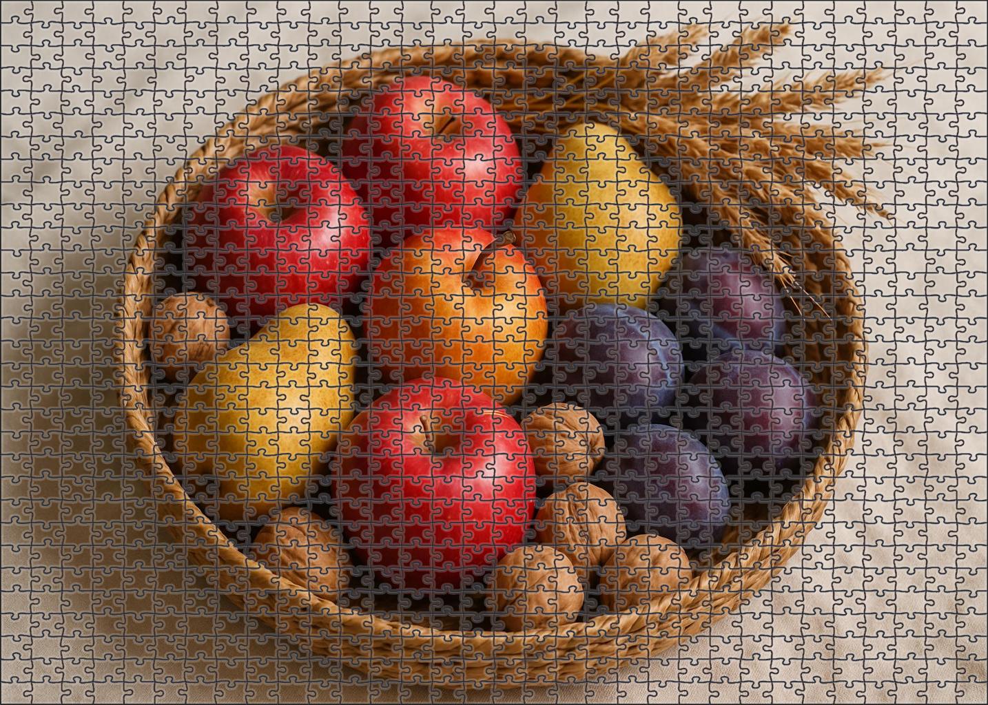 Harvest Moon Basket Arrangement 20 Piece Puzzle