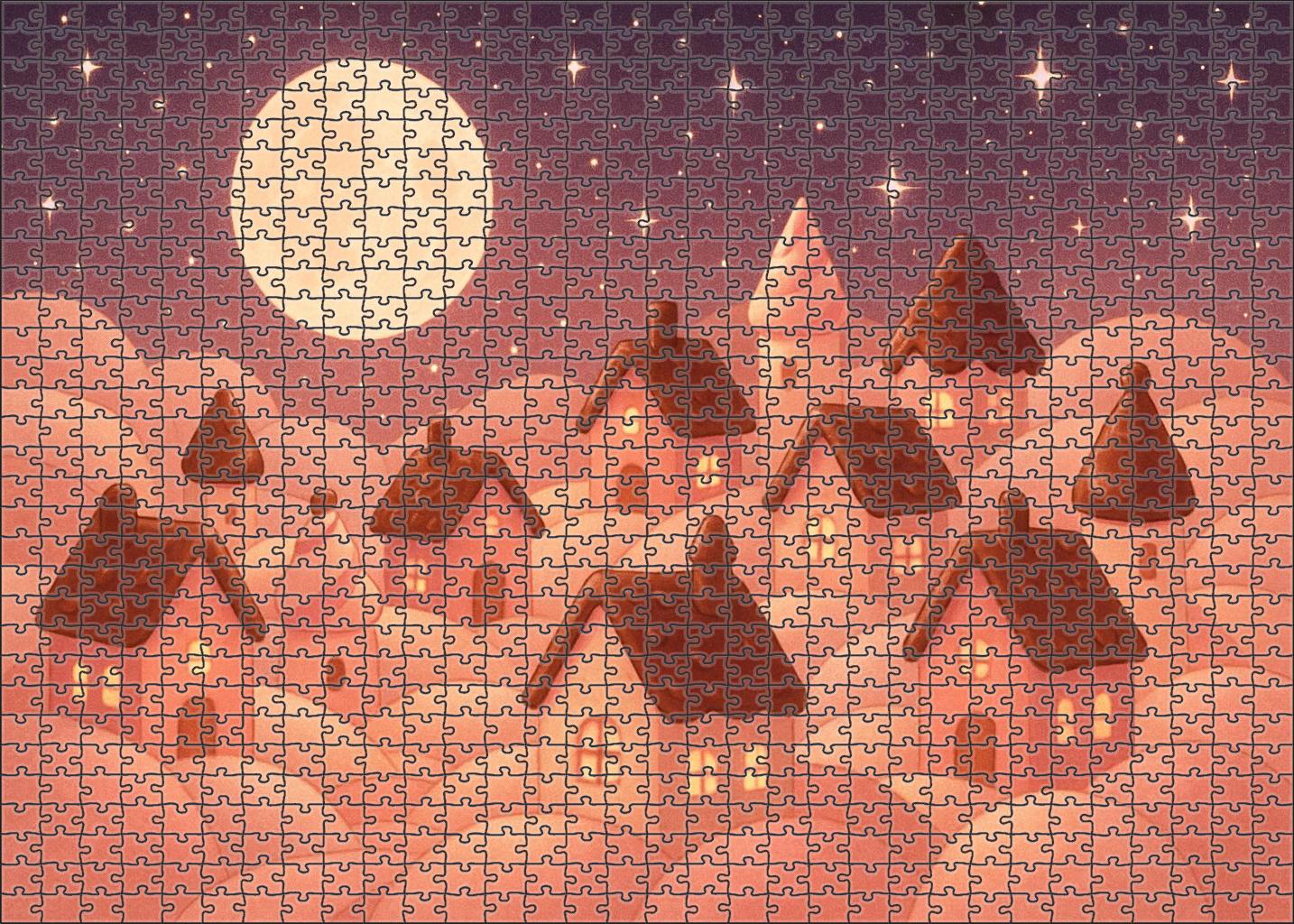 Marshmallow Moon Village Puzzle Challenge