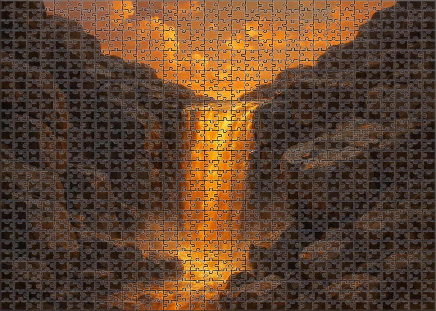 Amber Cascade Twilight Challenging Puzzles