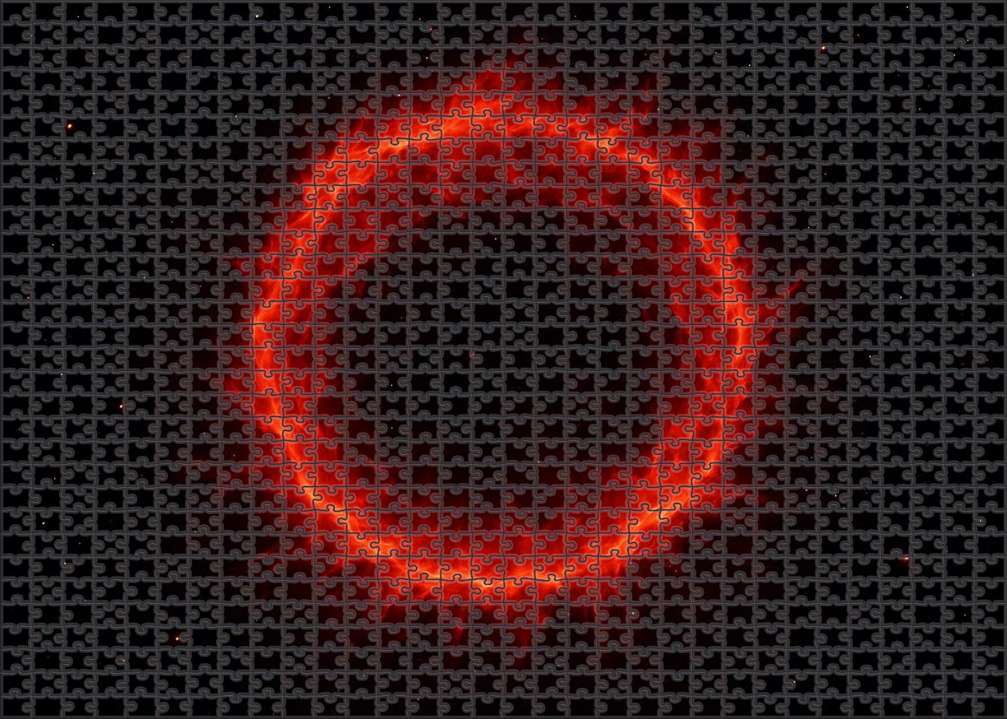 Crimson Expansion Wave 100 Piece Puzzle