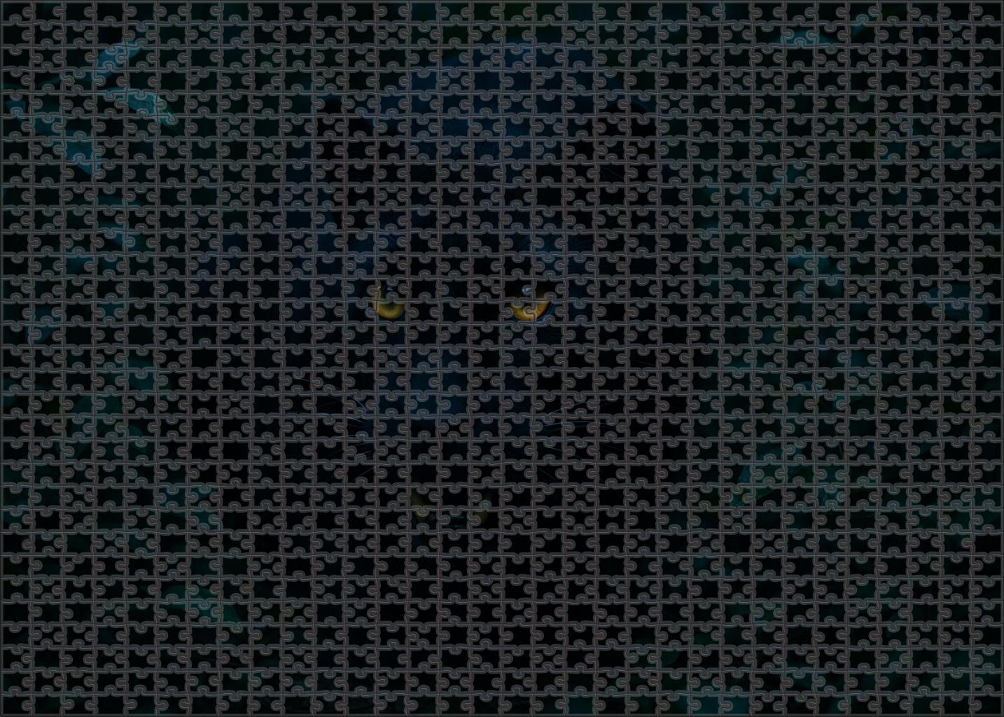 Sable Fang Stealthy Carnivore With Elongated Canines And Night Vision Custom Jigsaw Puzzle