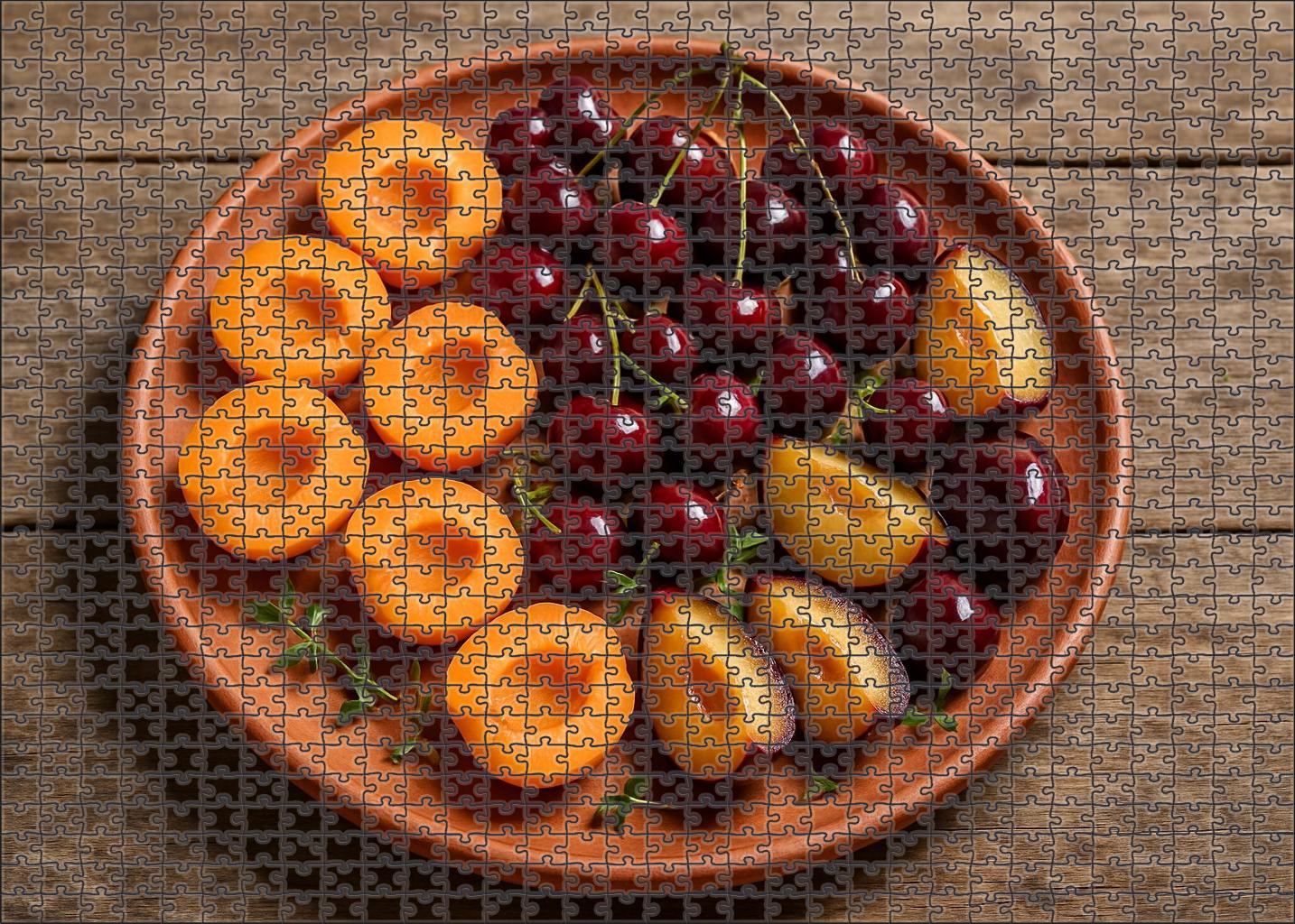 Sun-kissed Stone Fruit Medley Puzzle Challenge