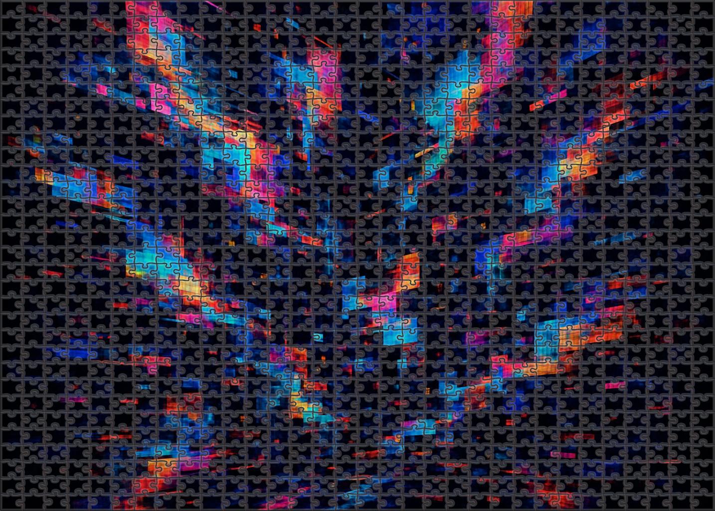 Glitch Art Revolution Digital Decay As An Aesthetic Statement 20 Piece Puzzle