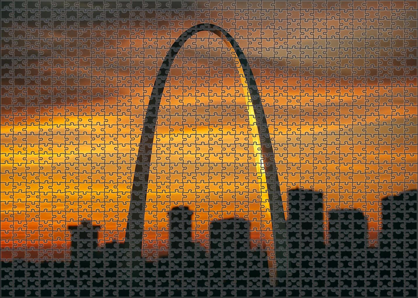 The Gateway Arch St Louis Usa Recognized By 7420 Globally As A Monument To Westward Expansion Unique Puzzle Design