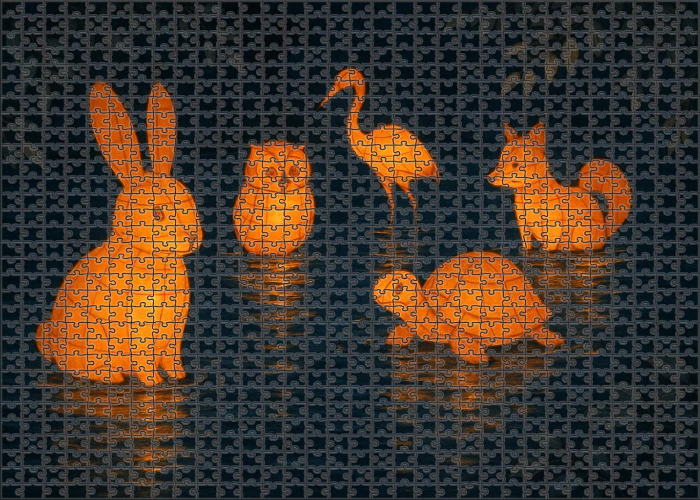 Midnight Lantern Parade 50 Piece Puzzle