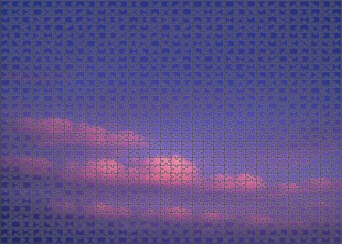 Sapphire Twilight Veil 1000 Piece Puzzle