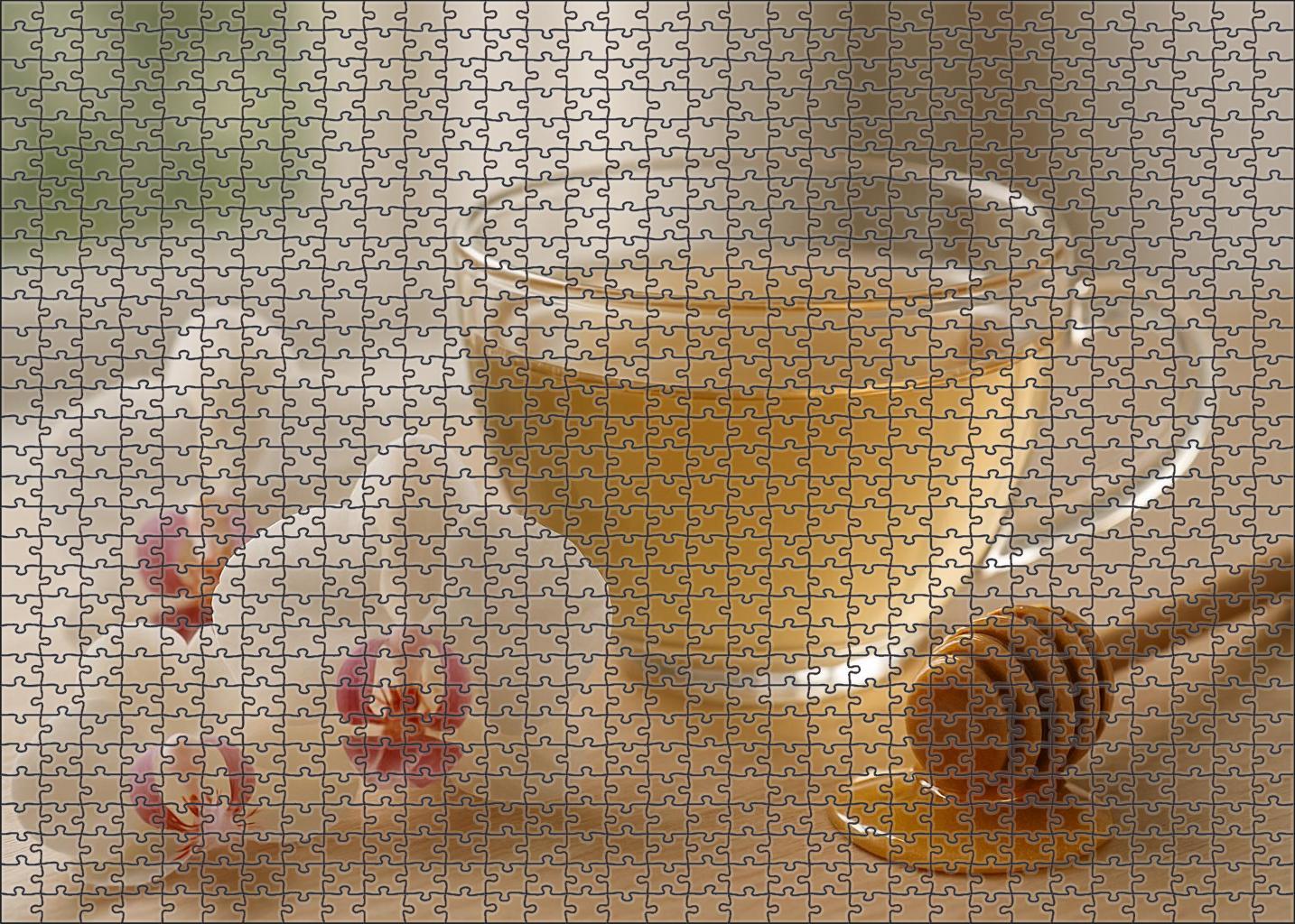 Honey Orchid White Tea Puzzle Collection