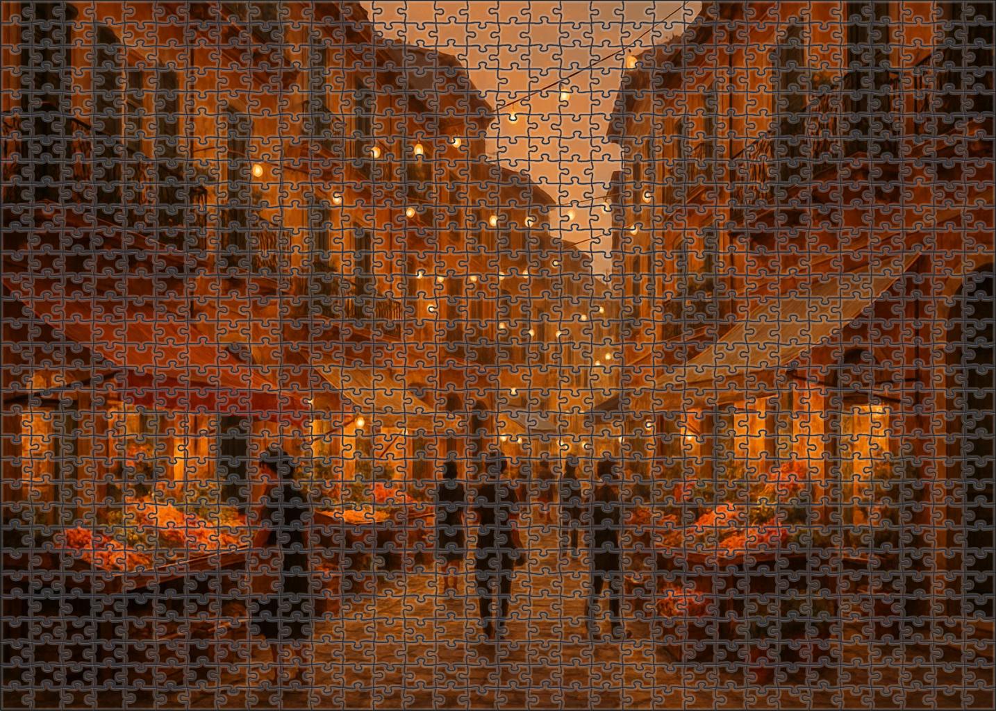 Sunset Market Street Family Puzzles