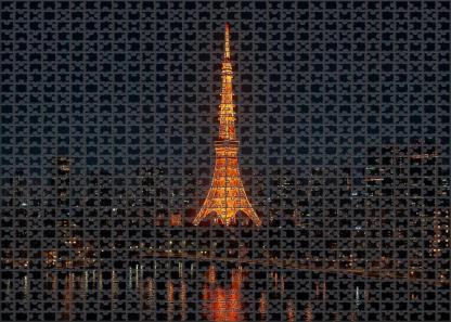 Tokyo Tower Tokyo Japan Recognized By 6910 Worldwide As A Modern Communication Icon Custom Jigsaw Puzzle