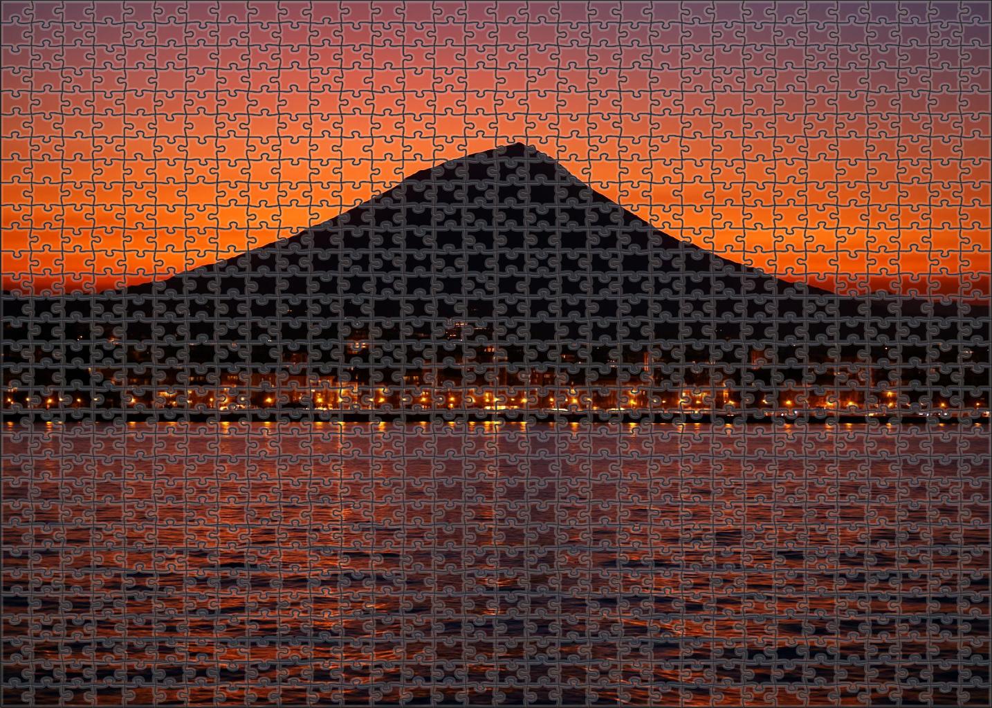 Cape Town Waterfront Skyline Natural Beauty Meets Urban Scale Beneath Table Mountains Iconic Silhouette Puzzle For Kids